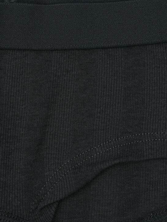 Трусы-шортики в полоску, черные Sanetta | Фото 3