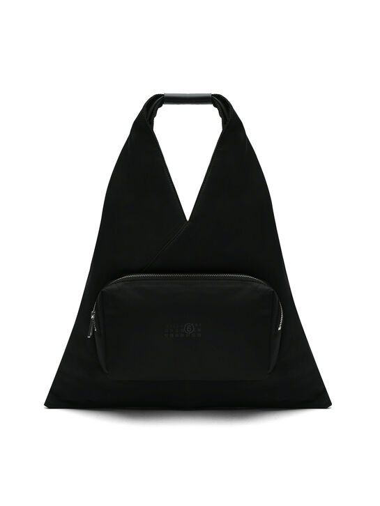 Сумка с накладным карманом, черная MM6 | Фото 1