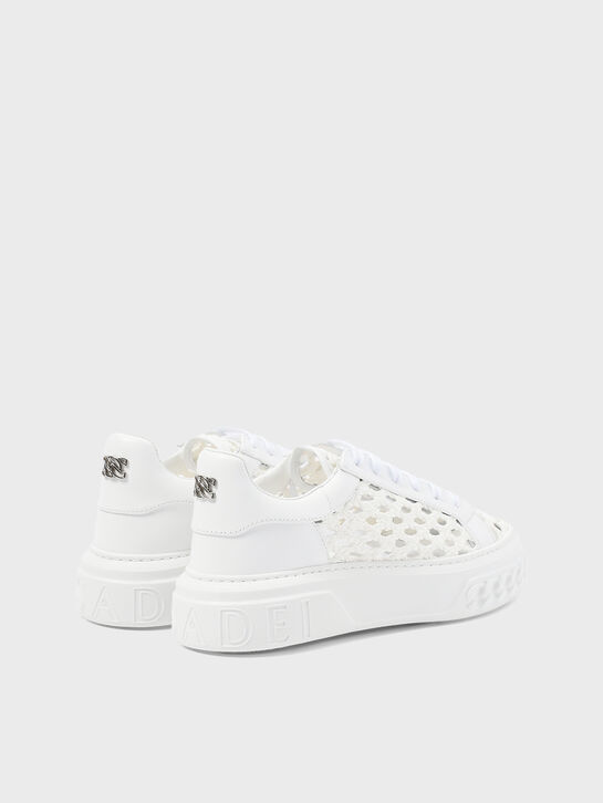 Кеды плетеные, белые Casadei | Фото 3