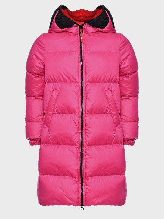 Стеганое пальто с мишкой на спине AI RIDERS ON THE STORM | Фото 1