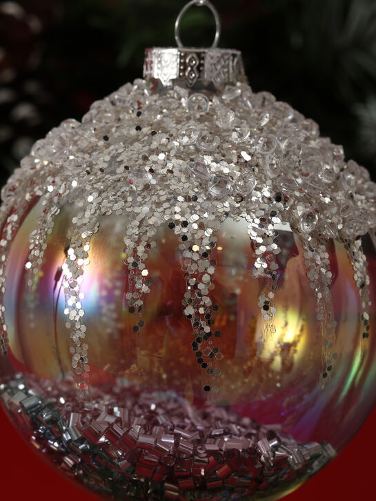 Елочные подвески Серебристые шары, 8 см Goodwill | Фото 6