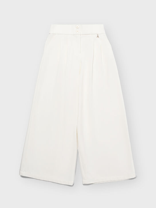 Брюки свободного кроя, белые Patrizia Pepe | Фото 1