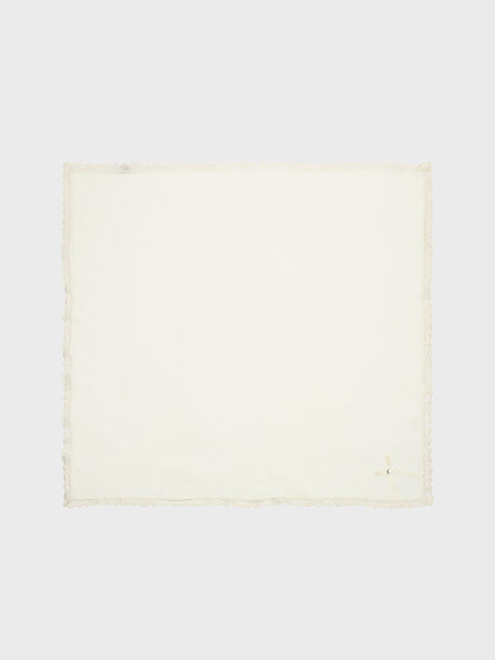 Плед кружевной отделкой, кремовый Paz Rodriguez | Фото 3