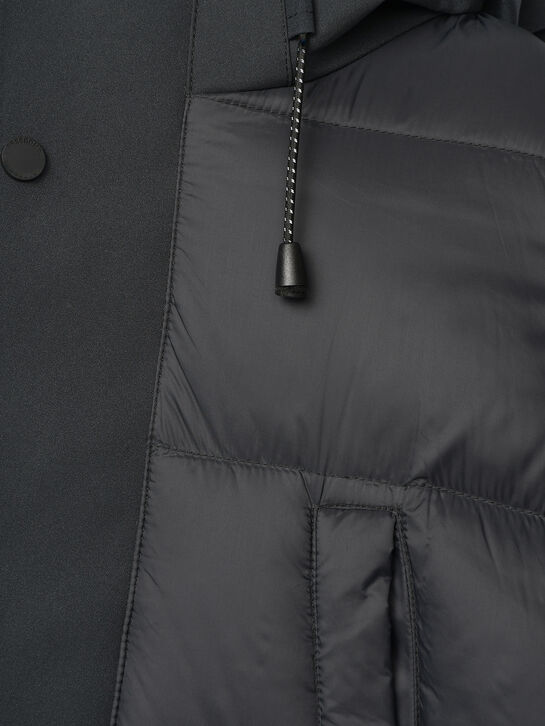 Куртка-парка с накладными карманами, черная Freedomday | Фото 3