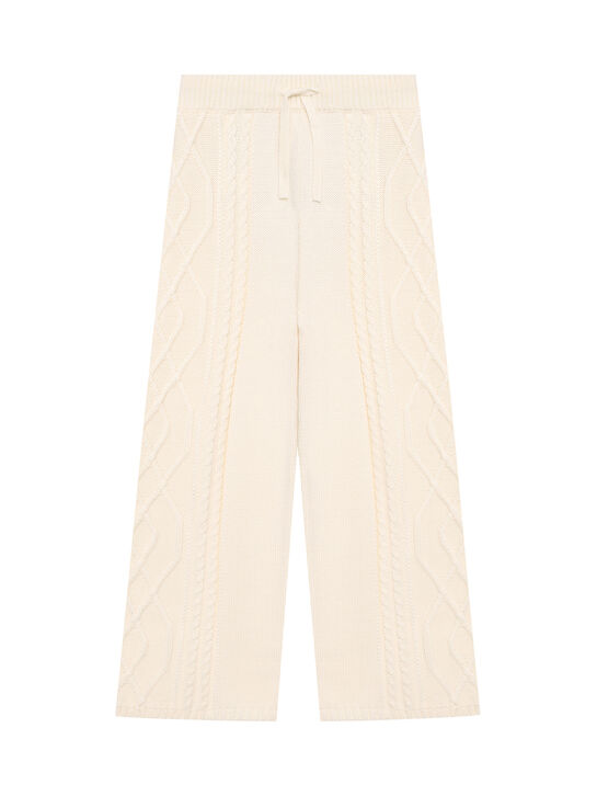 Брюки вязка ромбы и косы Eleventy | Фото 1