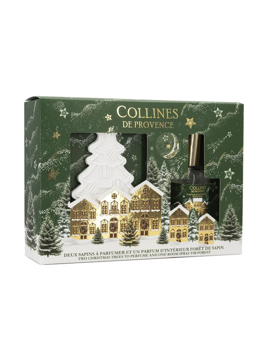 Набор подарочный набор Fir forest спрей 50 мл и две керамические игрушки COLLINES DE PROVENCE | Фото 1
