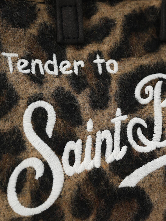 Сумка для телефона леопардовая Saint Barth | Фото 4