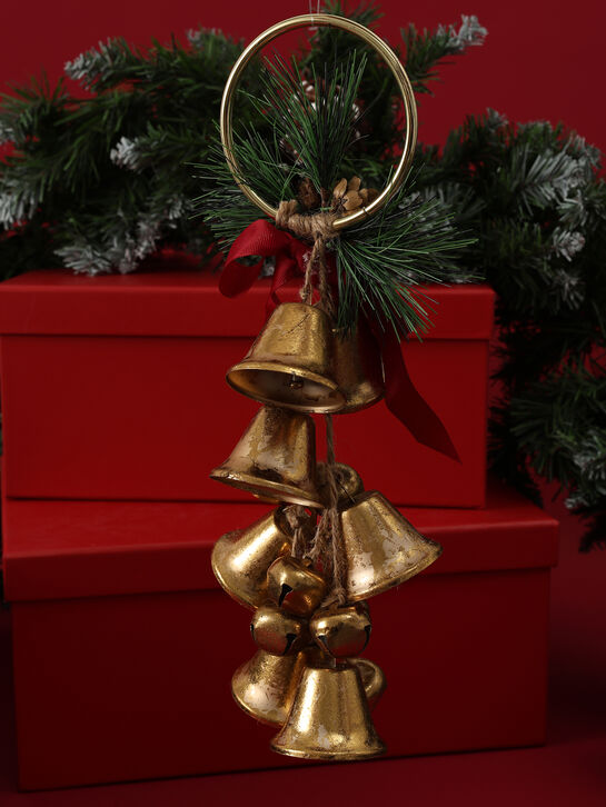 Праздничное украшение с колокольчиками и шишками, 35 см Goodwill | Фото 3