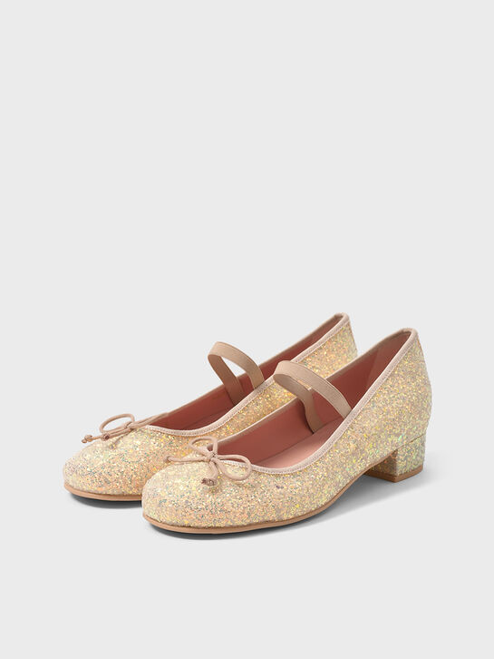 Туфли с глиттером в тон Pretty Ballerinas | Фото 2