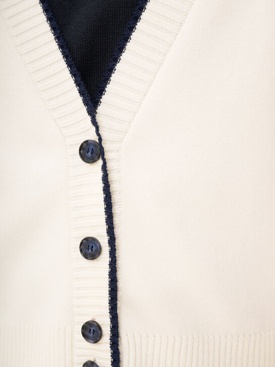 Кардиган с контрастным кантом KengLabel | Фото 4