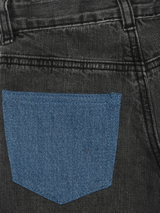 Джинсы с голубыми вставками, серые Stella McCartney | Фото 3