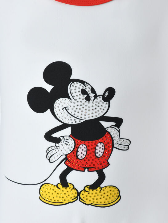 Купальник с принтом &quot;Mickey&quot; и красной окантовкой Marc Jacobs | Фото 3