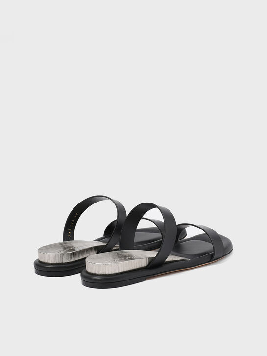 Сандалии Zep Blade, черные Casadei | Фото 3