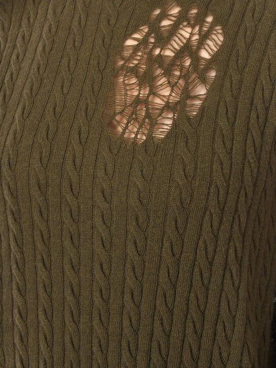 Джемпер цвета хаки Blumarine | Фото 5