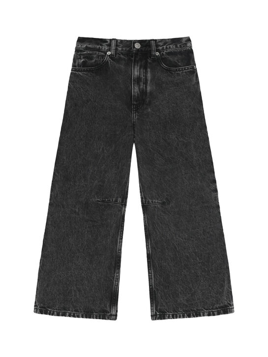 Джинсы выбеленные, темно-серые MM6 | Фото 1