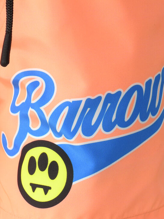 Шорты оранжевого цвета с логотипом Barrow | Фото 3