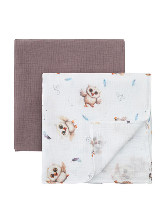 Комплект пелёнок, 2 шт, 120x120 см Jan&Sofie | Фото 1