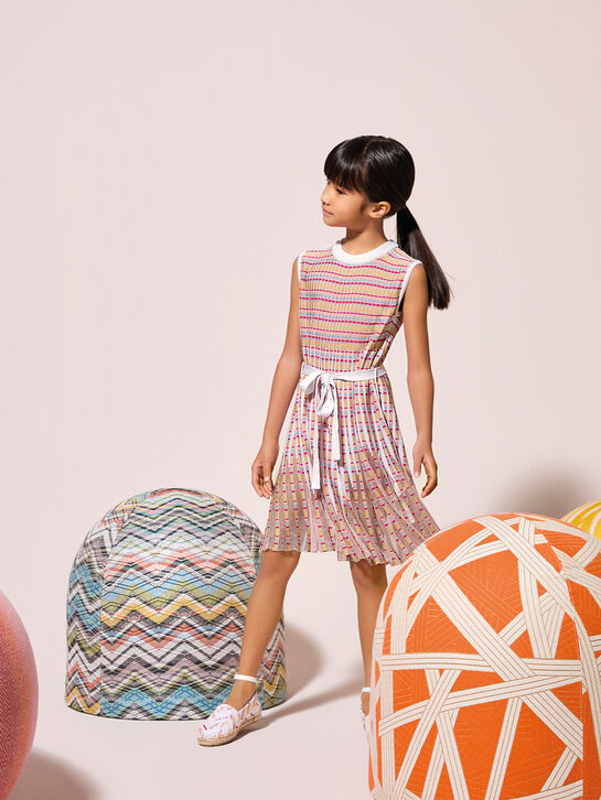 Платье с плиссированной юбкой Missoni | Фото 3