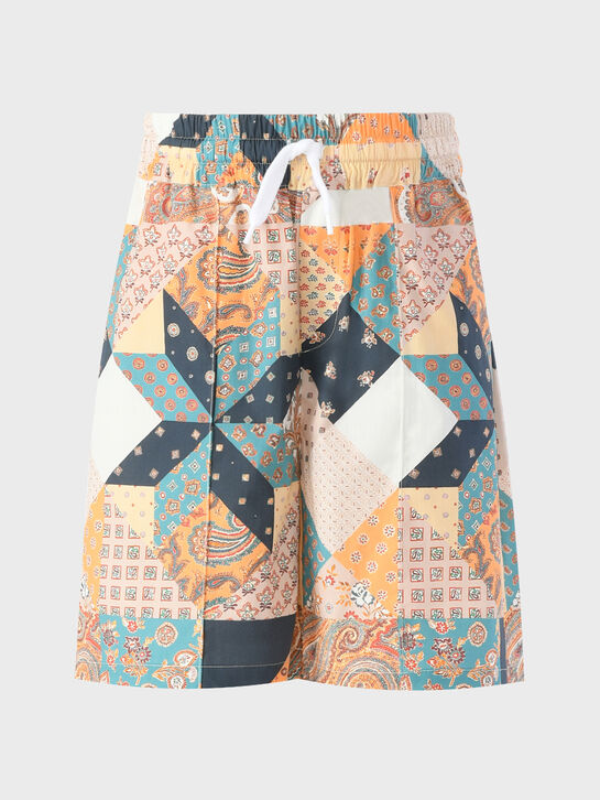 Бермуды с принтом в стиле петчворк Etro | Фото 1