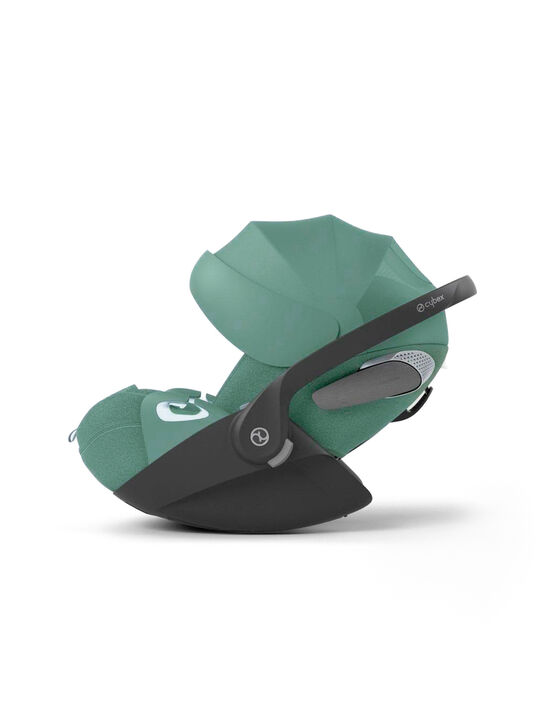 Коляска 3 в 1 Priam IV Rosegold цвет Leaf Green в комплекте со спальным блоком Lux Carry Cot, креслом Cloud T и Базой Isofix CYBEX | Фото 11