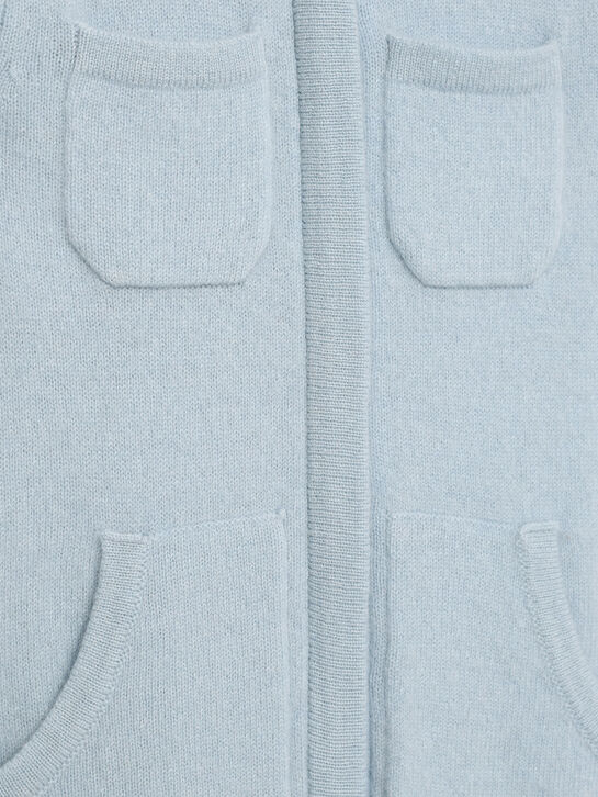 Комбинезон кашемировый, голубой Oscar et Valentine | Фото 3
