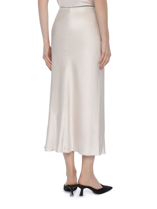 Юбка миди шелковая, белая Dorothee Schumacher | Фото 5