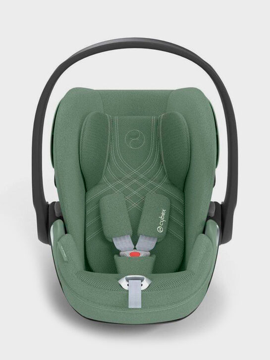 Коляска 2 в 1 Priam IV Rosegold цвет Leaf Green в комплекте со спальным блоком Lux Carry Cot и креслом Cloud T CYBEX | Фото 8