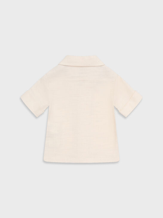 Рубашка изо льна с короткими рукавами Eleventy | Фото 2