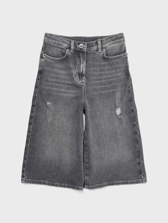 Бермуды джинсовые, выбеленные Patrizia Pepe | Фото 1