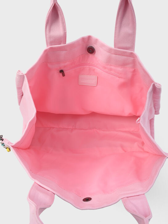 Сумка пляжная с логотипом, розовая Barrow | Фото 6