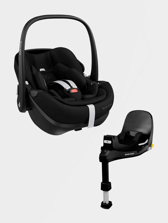 Автокресло Pebble 360 Pro Essential Black в комплекте с базой FAMILYFIX 360 PRO Maxi-Cosi | Фото 1