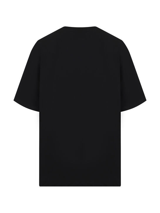 Футболка с лого в стразах, черная Disclaimer | Фото 2