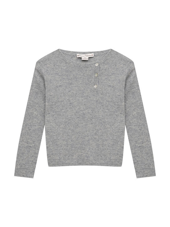 Джемпер из кашемира, серый Oscar et Valentine | Фото 1