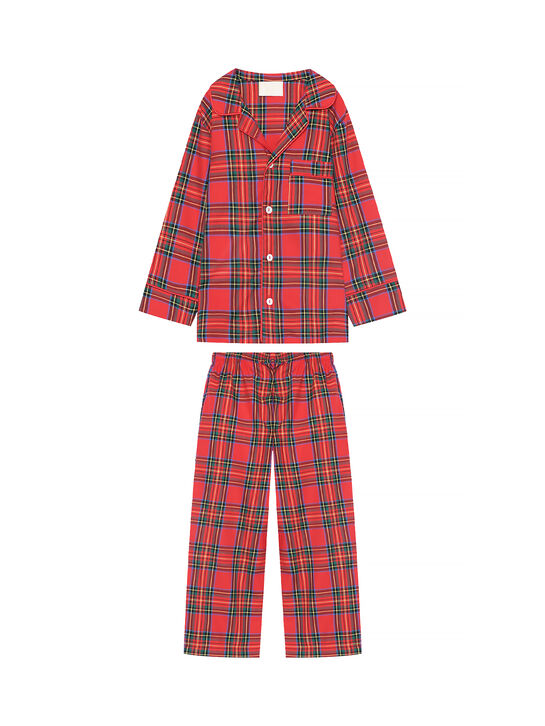 Пижама в клетку, красная Story Loris | Фото 1