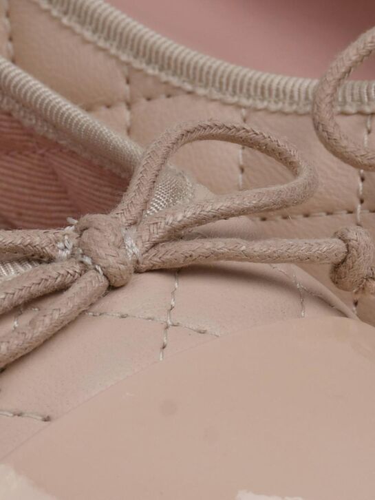 Стёганые балетки с тонким бантом Pretty Ballerinas | Фото 6