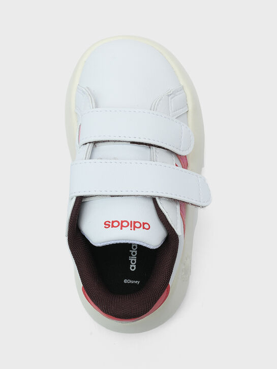 Кеды с красной отделкой Adidas | Фото 4