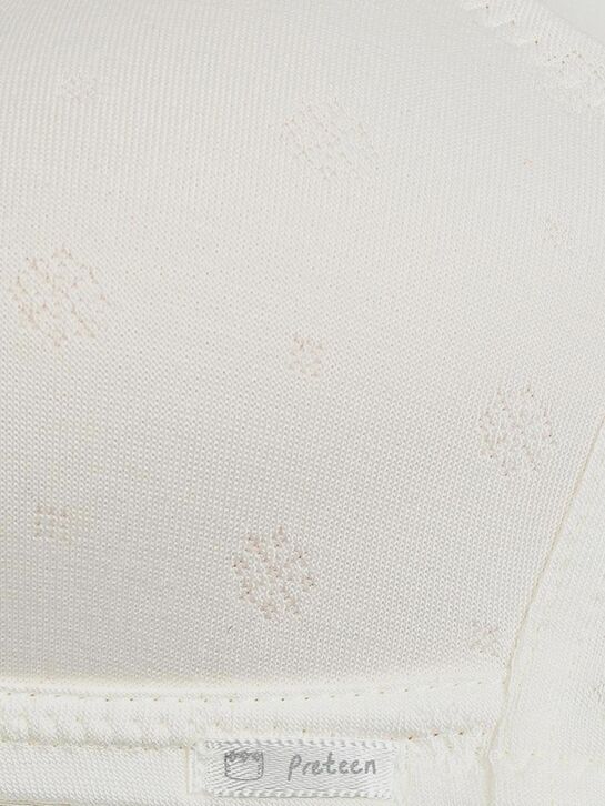 Бюстгальтер с кружевной отделкой, белый Moonya | Фото 3