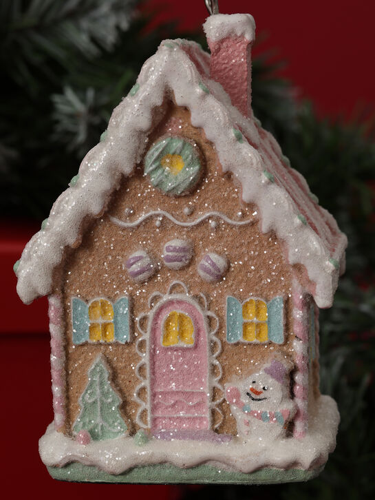 Новогодний сувенир Пряничный домик 7×5,5×9 см Timstor | Фото 4