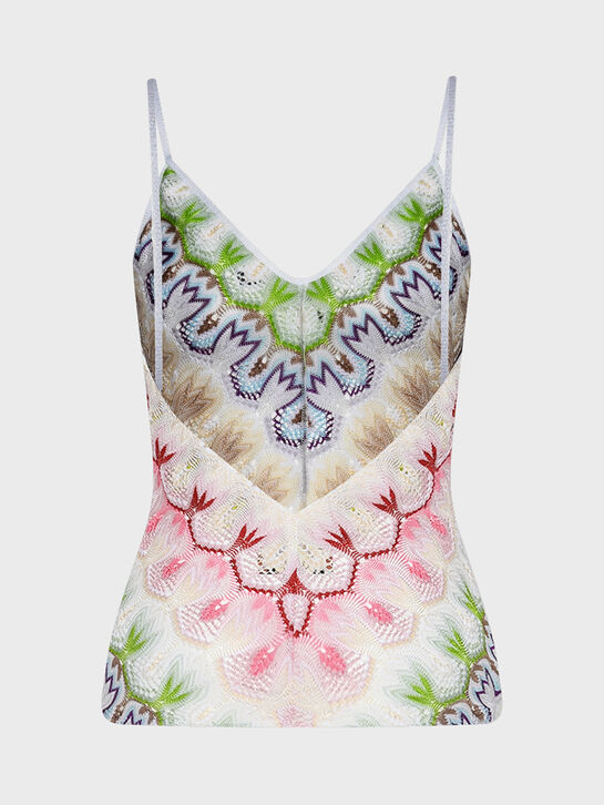 Топ на бретелях с орнаментом Missoni | Фото 3