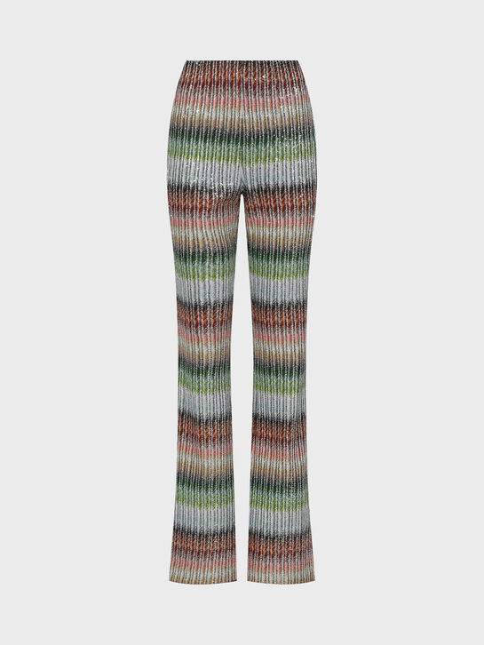 Брюки с люрексом и узором &quot;зигзаги&quot; Missoni | Фото 1