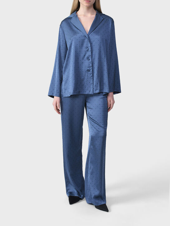 Комплект: жакет+брюки с мелкими стразами Flashin | Фото 8