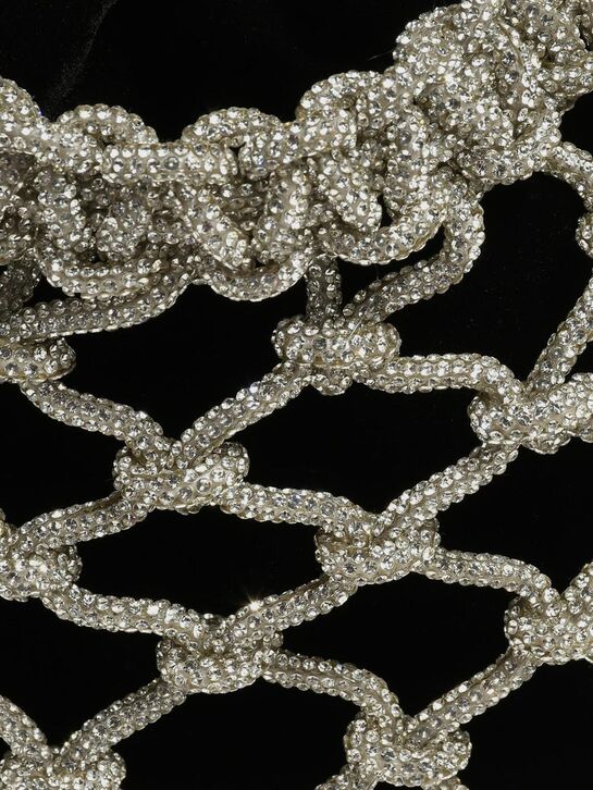 Плетеная сумка с бархатным мешочком ALINE | Фото 7