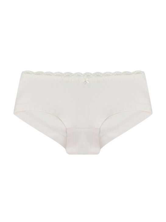 Трусы-шортики с кружевной отделкой Sanetta | Фото 1