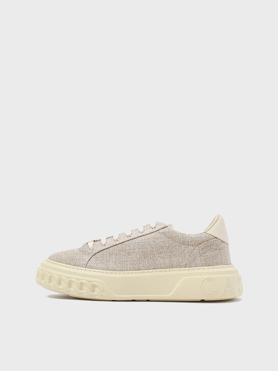 Кеды с лого на подошве Casadei | Фото 1