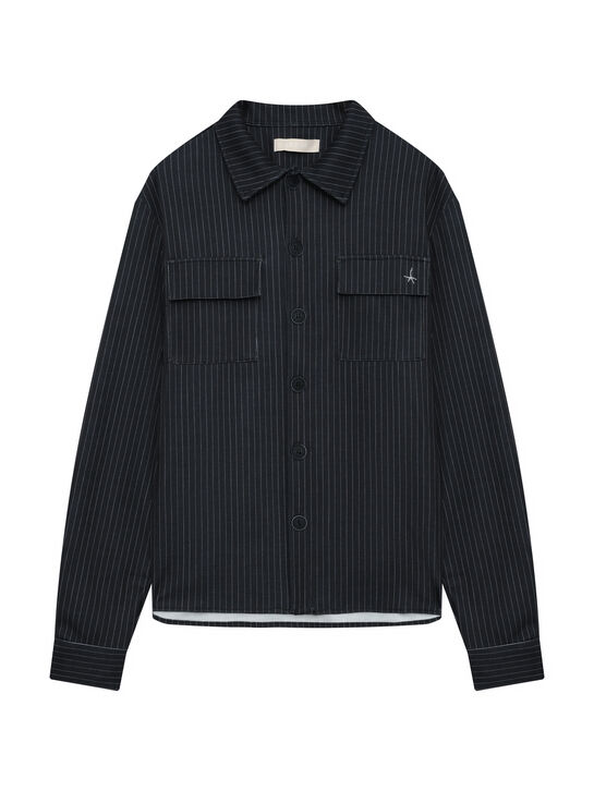 Рубашка в полоску с накладными карманами AT.P.CO | Фото 1