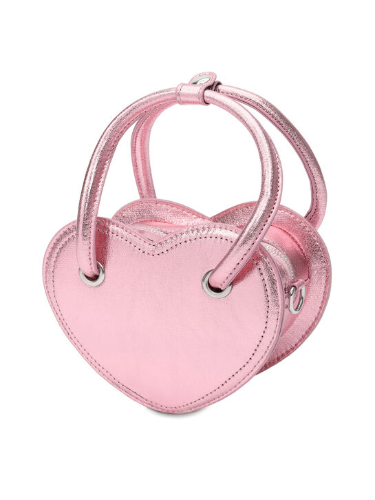 Сумка в форме сердца, розовая Monnalisa | Фото 2