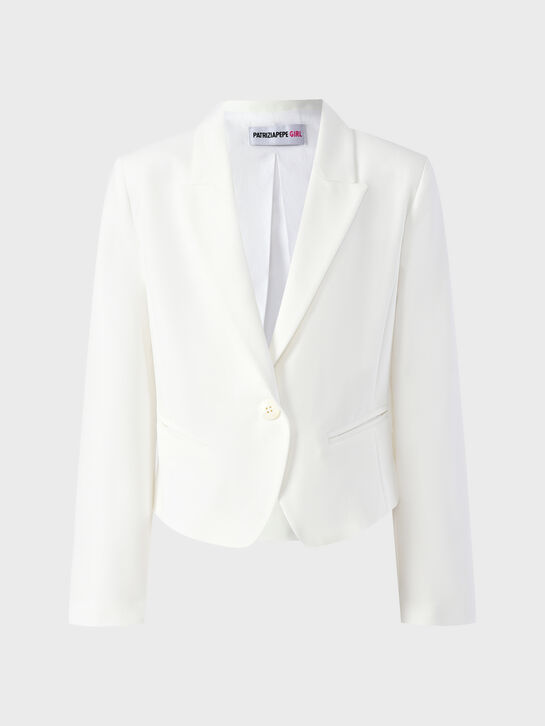 Укороченный однобортный жакет Patrizia Pepe | Фото 1