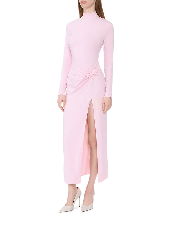 Платье розового цвета с драпировкой Roses & Lace | Фото 4