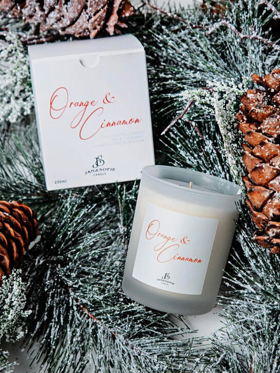 Свеча ароматическая Апельсин и корица Jan&Sofie | Фото 7