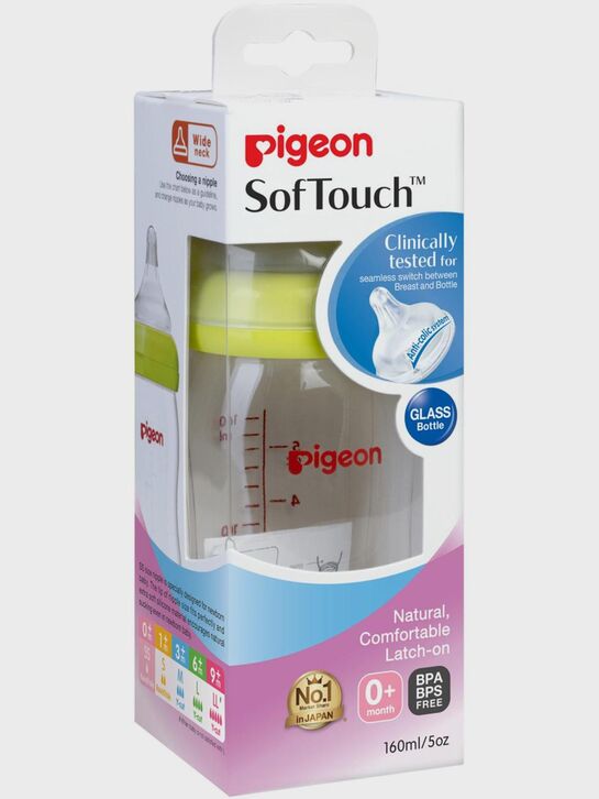 Бутылка Перистальтик Плюс, 160 мл, стекло Pigeon | Фото 7